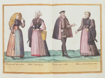Sixteenth century costumes from 